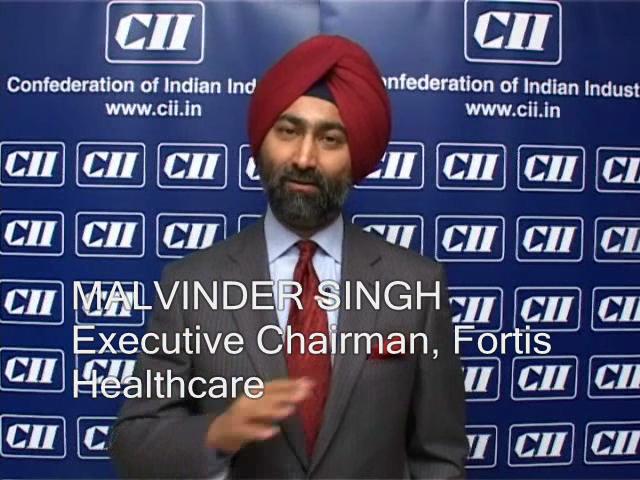 Mr. Malvinder Singh, Executive Chairman, Fortis Healthcare at CII's AGM & National Conference 2013