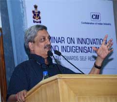 Keynote address by Shri Manohar Parrikar, Hon’ble Raksha Mantri at the inaugural session of  the Seminar on ‘Innovation & Indigenisation – Sailing Towards Self Reliance’
