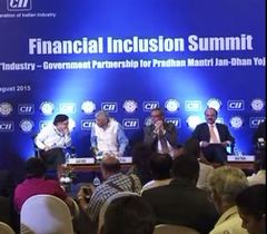 A panel discussion on ‘Partnership Models for achieving Universal Financial Inclusion’