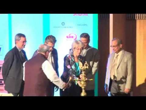 Lighting of lamp at the special plenary of the Global SME Business Summit 2015