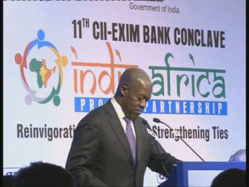 H E Kwesi Amissah-Arthur, Vice President, Republic of Ghana speaks on India-Africa Partnership