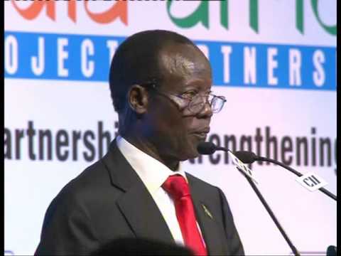 H E James Wani Igga, Vice President, Republic of South Sudan speaks on India-Sudan Partnership