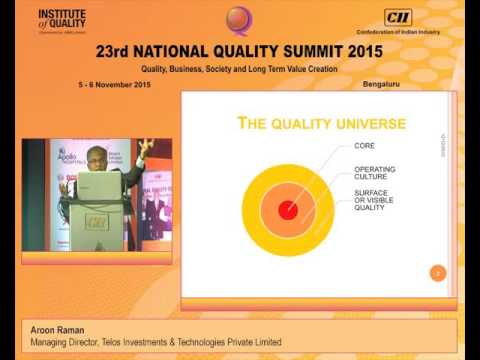 Aroon Raman, Managing Director, Telos Investments & Technologies speaks on Quality