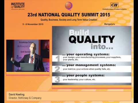 David Keeling, Director, McKinsey & Company speaks on Quality, Compliance and Remediation 