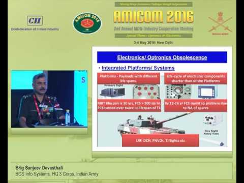 Brig Sanjeev Devasthali, BGS Info Systems, HQ 3 Corps, Indian Army speaks on Obsolescence Management 