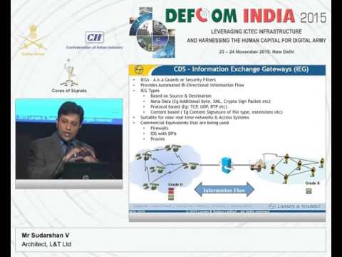 Sudarshan V, Architect, L&T Ltd speaks on cross domain solutions for enhanced operational security