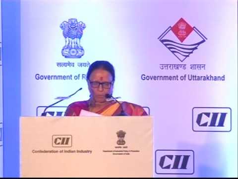 Smt Indiraa Hridayesh, Hon’ble Minister for Industries, Uttarakhand shares her views on the investment opportunities of Uttarakhand