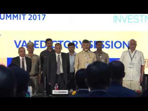 National Anthem at Valedictory Session at CII Partnership Summit 2017
