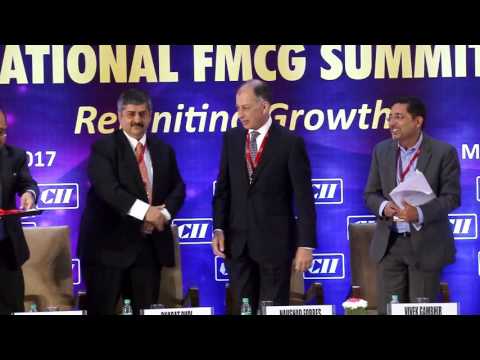 CII-Bain-FMCG report launch at the CII National FMCG Summit 2017 