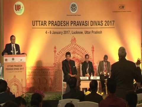 Interaction with the audience at Session-III at the Uttar Pradesh Pravasi Divas