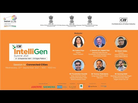 IntelliGen Summit 2021, Special Plenary Session: Connected Cities 