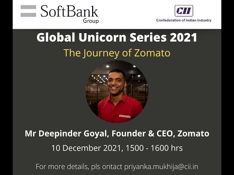 Global Unicorn Series with Mr Deepinder Goyal, Founder & CEO, Zomato