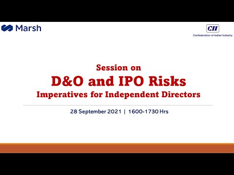 Proceedings of session on D&O and IPO Risks