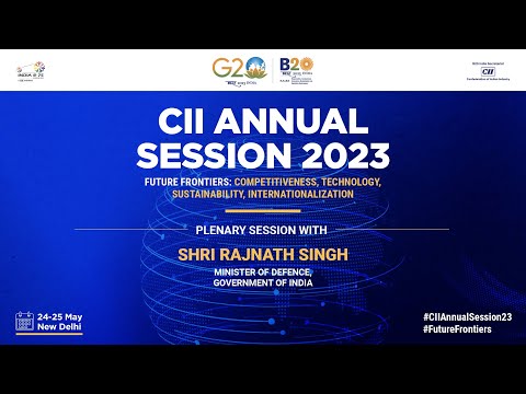 Plenary Session with Shri Rajnath Singh, Minister of Defence, Government of India