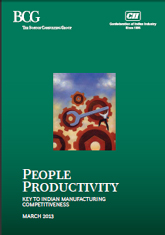 People Productivity: Key to Indian Manufacturing Competitiveness