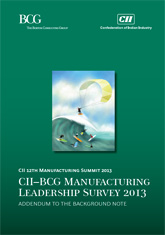 CII-BCG Manufacturing Leadership Survey 2013