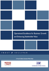 Report on 'Operational Excellence for Business Growth and Enhancing Stakeholder Value'