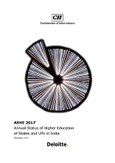 ASHE 2017: Annual Status of Higher Education of States and UTs in India