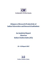 Glimpses of Research Productivity of Indian Universities and Research Institutions