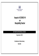 Impact of COVID-19 on Hospitality Sector - Estimated Revenue Losses 
