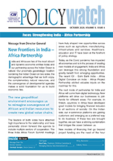 CII Policy Watch - Focus: Strengthening India – Africa Partnership