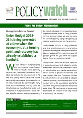 CII Policy Watch: Focus - Pre Budget Memorandum 