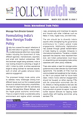 CII Policy Watch: Focus - International Trade Policy 