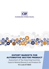 Export markets for automotive sector product: Assessment of top importing countries, exports-related research and analysis for HS Code 870840