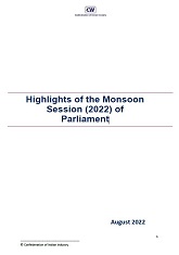 Highlights of the monsoon session (2022) of parliament