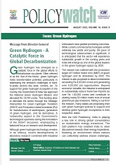 Policy Watch – Green Hydrogen