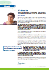 Sustainability Tomorrow Editorial: A Time for Transformational Change