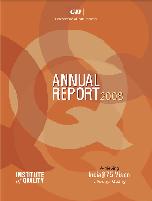 Institute of Quality - Annual Report 2008-09